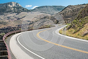 Wyoming Mountain Road