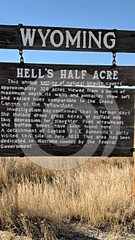 Wyoming& x27;s Hell& x27;s Half Acre