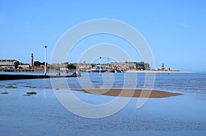 Wyre estuary, Knott End, Fleetwood, Lancashire