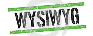 WYSIWYG text on black green vintage lines stamp