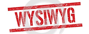 WYSIWYG text on red vintage lines stamp