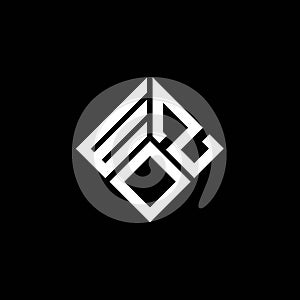 WZO letter logo design on WHITE background. WZO creative initials letter logo concept.