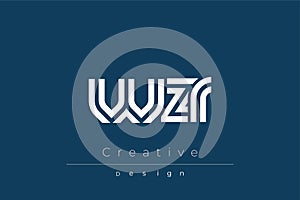 WZR Creative Unique Modern Letter Logo Design