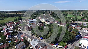 WÄ…wolnica, small city, aerial view