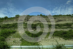 WÃ¼rzburg, Germany - Vineyard rockface