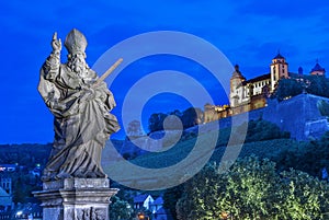 WÃ¼rzburg, Marienberg Fortress - Festung Marienberg, Bavaria, Germany