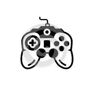 Game controller icon design. PS Stick symbol.