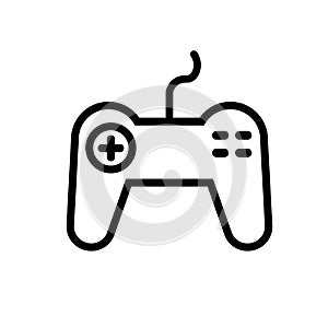Game controller icon design. PS Stick symbol.