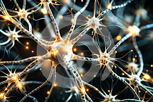 x-default Microscopic view of neural network system