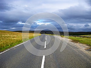 X-Files Road in North Yorkshire, England