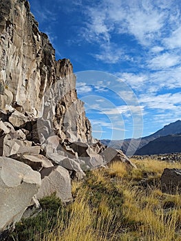 & x22;The Great wall& x22; climbing in the south of Chile, & x22;Valle de los cÃÂ³ndores& x22; photo