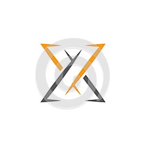 X  icon Vector Illustration design Logo