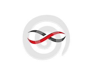 X letter Infinity logo Vector