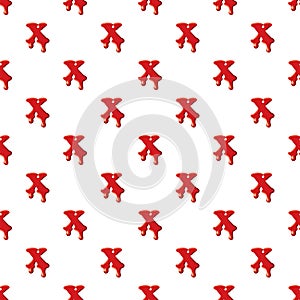 X letter isolated on white background