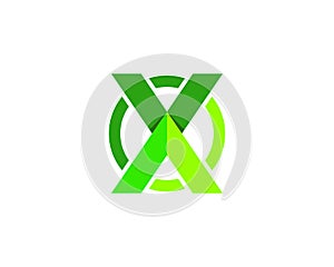 X Letter Logo Template vector icon