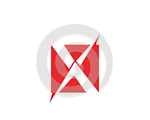 X Letter Logo Template vector icon