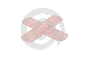 X made with bandaids