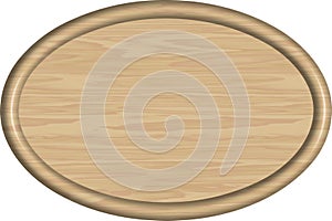 1x1.5 Maple Oval Sign Blank