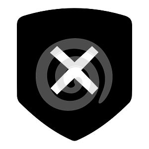 X mark vector icon eps 10. Remove symbol. Delete sign