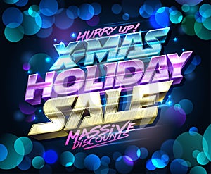 X-mas holiday sale, massive christmas discounts