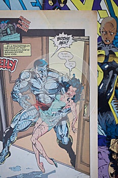 The X-Men comic book published by Marvel Comics