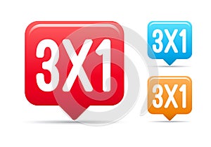3x1 Offer Tags