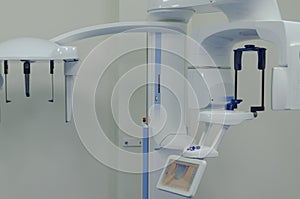 X-ray apparatus for conical beam computed tomography.