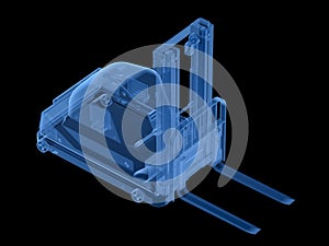 X-ray automatic forklift truck