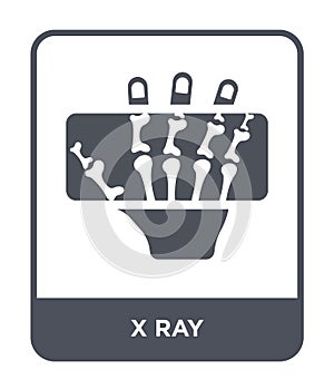 x ray icon in trendy design style. x ray icon isolated on white background. x ray vector icon simple and modern flat symbol for