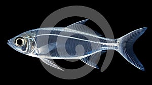 x ray tetra fish (pristella tetra). Pristella maxillaris Albino, Pristella tetra. AI Generative