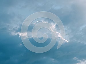 & x22;Sunlight Breaking Through Dramatic Clouds& x22;