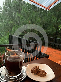 & x22; coffe and rain
