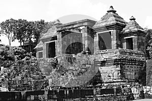 "Queen Baka Temple" historical site in the city of Yogyakarta Indonesia, April, 2022