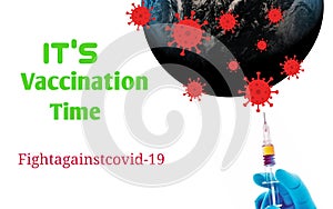 It's Vaccination Time high quality poster