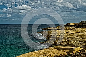 The Xaghjra Coast in Malta during Winter