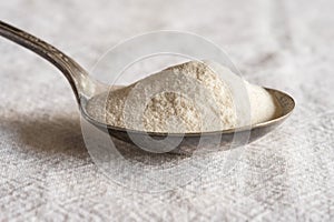 Xanthan Gum on a Vintage Spoon