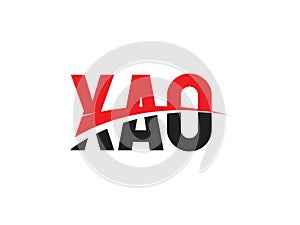 XAO Letter Initial Logo Design Vector Illustration