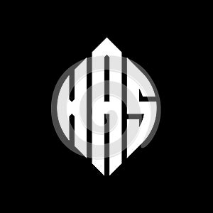 XAS circle letter logo design with circle and ellipse shape. XAS ellipse letters with typographic style. The three initials form a photo
