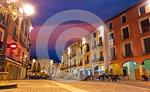 Xativa Plaza Mercat square in Valencia