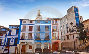 Xativa Plaza Mercat square in Valencia photo