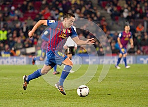 Xavi in action