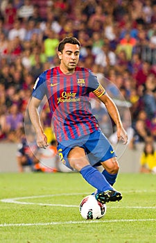 Xavi of FC Barcelona