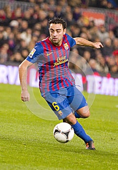 Xavi of FC Barcelona