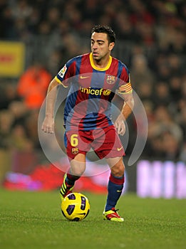 Xavi Hernandez of Barcelona
