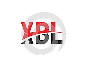 XBL Letter Initial Logo Design Vector Illustration