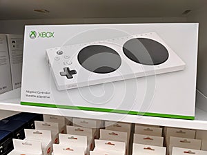 Xbox Adaptive Controller for sale inside Microsoft store