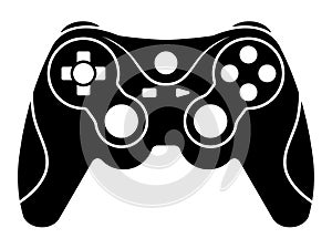 Xbox video game controllers or gamepad flat icon for apps and websites