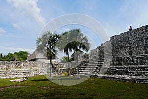 Xcambo mayan ruins Pyramide culture mexico Yucatan