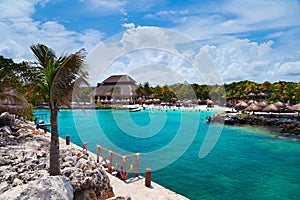 Xcaret Beach in the Mayan Riviera