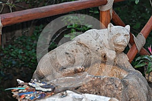 Xcaret Park- Riviera Maya -Mexico- statue 234